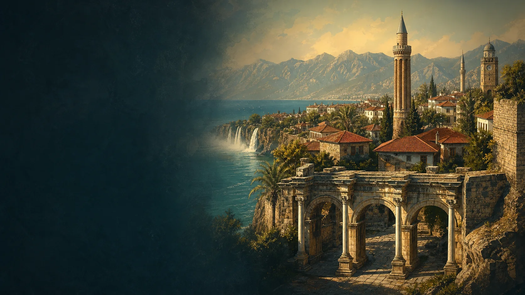 Illustrated visual guide to Antalya
